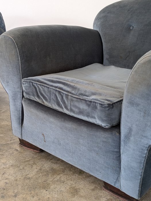 Image 1 of Elegant paar fauteuils - Italiaanse vintage Manifacture