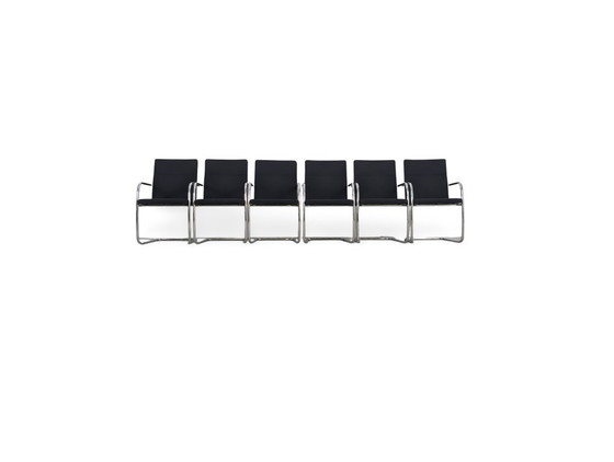 Image 1 of Set di 6 sedie Thonet S 61V, sedie da conferenza S60, design a sbalzo