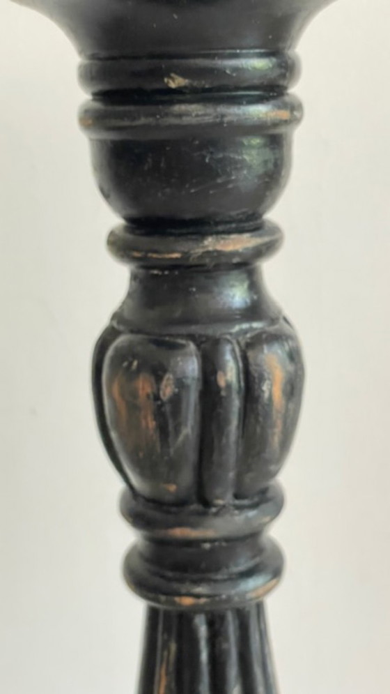Kandelaar/kaarsenhouder 65 cm massief eikenhout – Kandelaars en kaarsen, Wood (photo 13 of 29)