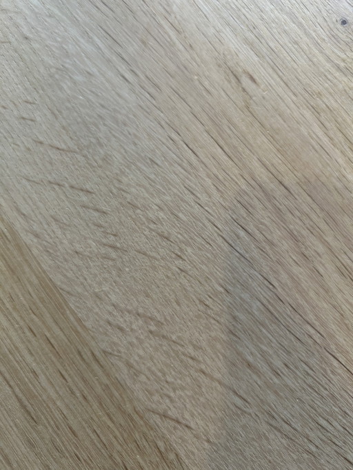 Table de salle à manger en chêne massif 260 cm – piètement design