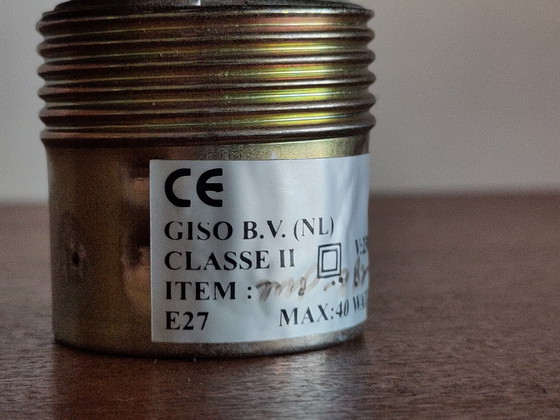 Art Deco Giso Lamp Eikel – Gispen, Plafondlampen, Metal, Glass (photo 7 of 12)