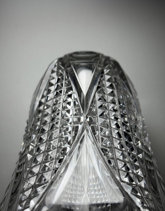 Image 1 of Val Saint Lambert “Sonia” Crystal Vase – Signed & Catalogued