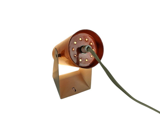 Image 1 of Brilliant Leuchten - Space Age lighting - orange - white - wall spotlight - 3rd quarter 20th century