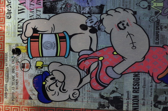 Image 1 of Van Apple - Gemengde media - Maanwandelaar (ref 3150)