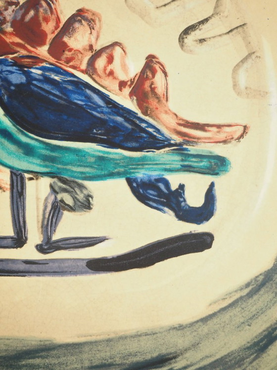 Pablo Picasso : Céramique Madoura, Oiseau Coloré, Affiche en Lithographie – Paper (photo 5 of 5)