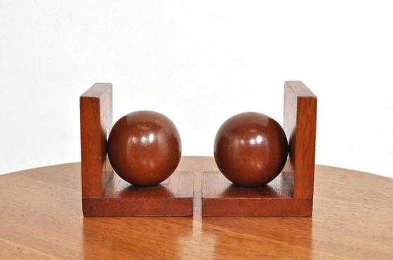 Sujetalibros Art Déco Bauhaus de Roble, años 30 – Objetos decorativos, Wood (photo 4 of 8)