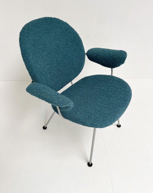 Re-upholstered Trienale armchair by Willem Gispen for Kembo Rhenen