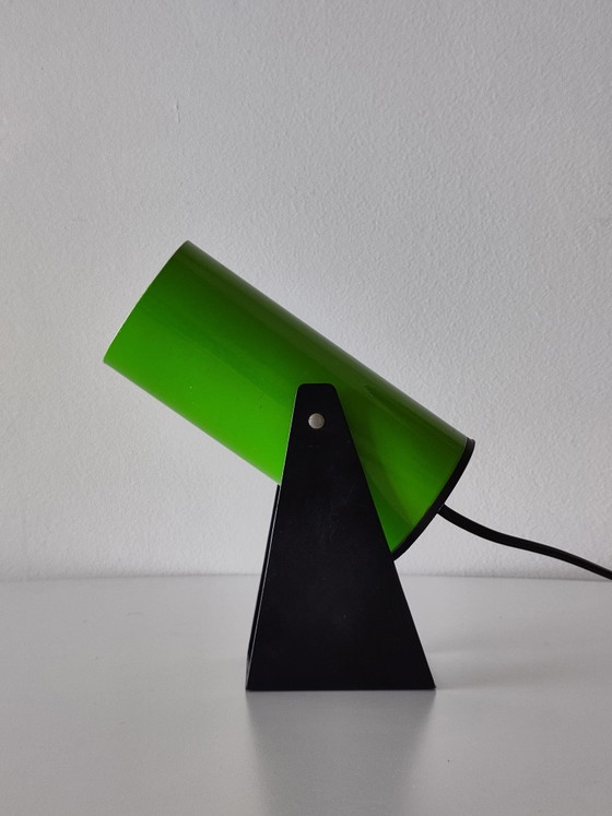 Space Age green lamp, Wall lights, Metal (photo 4 of 11)