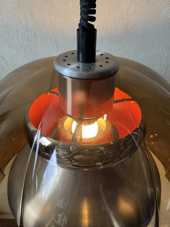 Vintage Dijkstra Flower Power Space Age Pendant Lamp 1970s – Dijkstra Lampen, Plastic (photo 7 of 7)