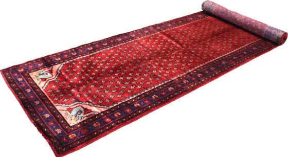 Image 1 of Handgeknoopt Perzisch tapijt Mahal 415x108