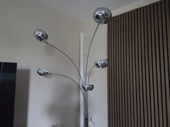 Montel Booglamp Chroom – Vloerlampen, Chrome (photo 5 of 5)