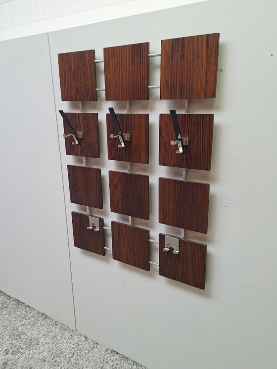 Image 1 of Porte-manteau mural des années 1960