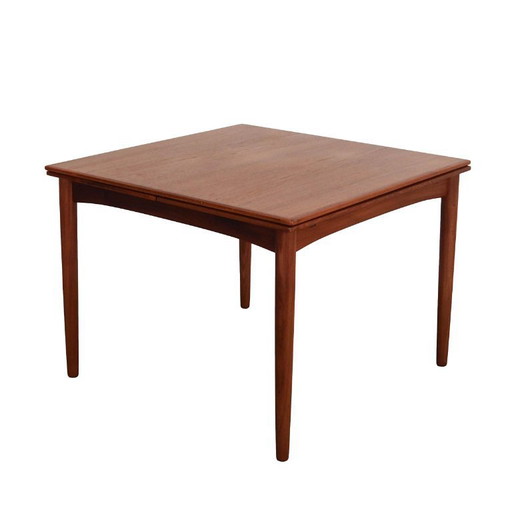 Teakhouten tafel, Deens design, jaren 70, productie: Denemarken