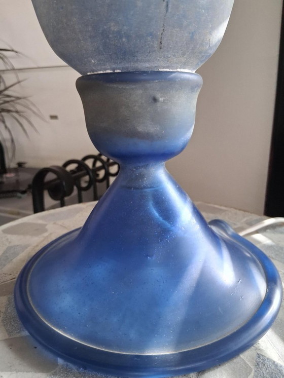 Image 1 of Vetro di Murano - Lampada di design italiano vintage - Vetro soffiato a mano Scavo - Modello XL