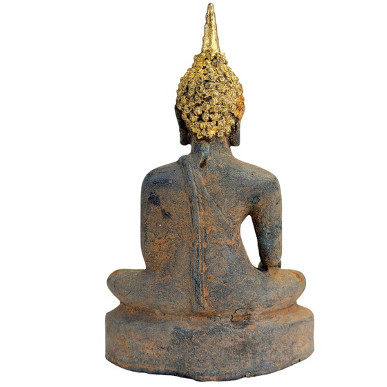 Buda Ayutthaya de bronce dorado – Tailandia, siglos XVII-principios del XVIII – Esculturas, Bronze (photo 10 of 11)