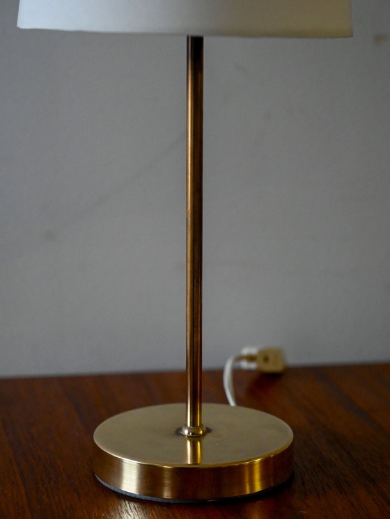 Image 1 of Paar Scandinavische koperen nachtlampjes