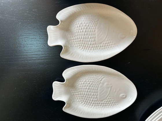 Image 1 of porcelain fish service