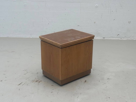 Vintage Wooden Seating Chest, 1960s – Storage cabinet (photo 7 of 13)