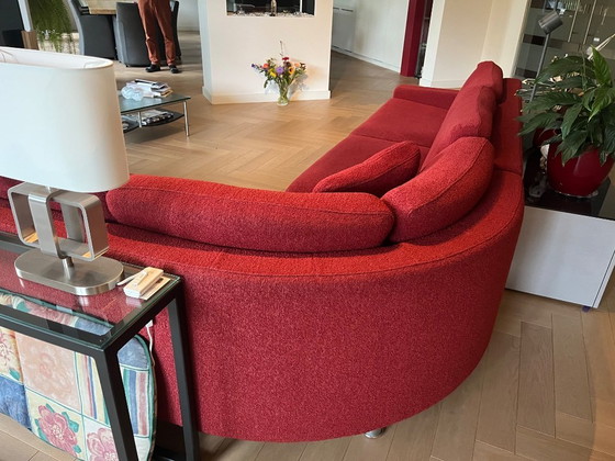 Image 1 of Divano angolare a 2 e 3 posti Rolf Benz (rosso bordeaux)