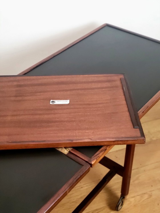 Image 1 of Carro extensible de diseño danés de Kurt Østervig para Jason Møbler en palisandro