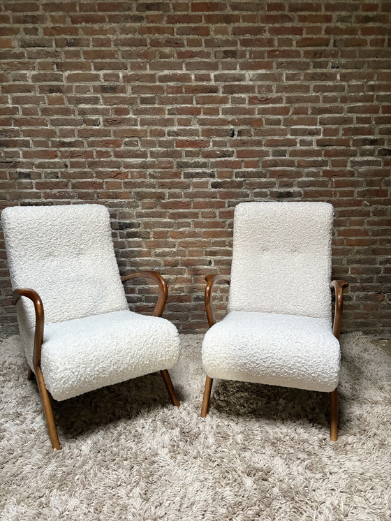 Image 1 of 2 poltrone di design italiano attribuite a Paolo Buffa