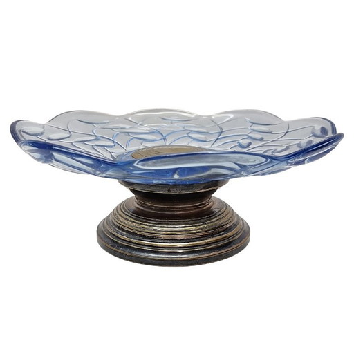 Franse Art Deco Fruitschaal – schalen, Glass