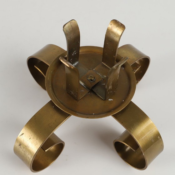 Image 1 of Ystad Metall brass candlestick – Sweden, 1960s