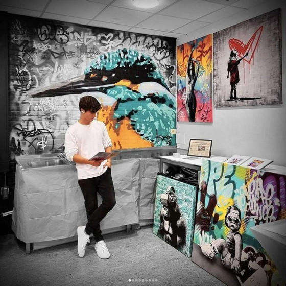 Image 1 of ASKO - Reveal - Artist's painting on card stock