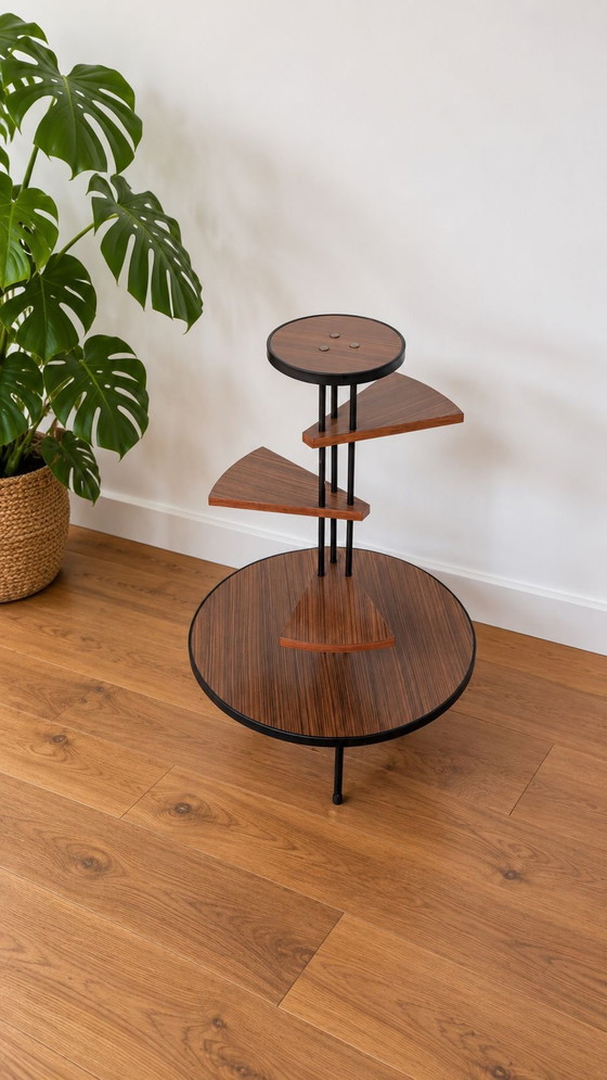 Porta piante vintage – Metallo, Legno (photo 4 of 5)