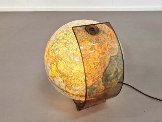 Image 1 of Space Age Plexi Globe with Lamp