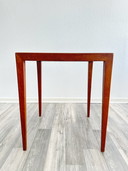 Table d'appoint en teck Severin Hansen pour Haslev – Mid Century Modern

