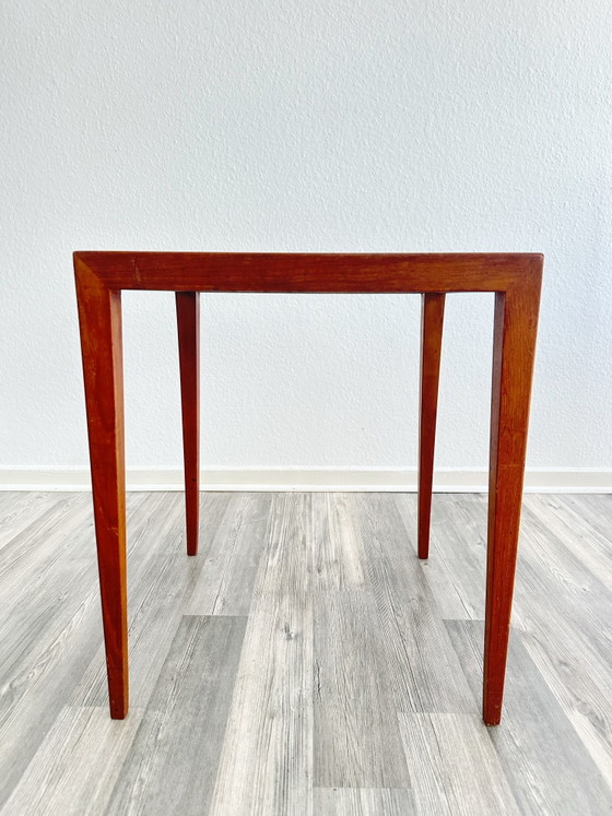 Image 1 of Table d'appoint en teck Severin Hansen pour Haslev – Mid Century Modern

