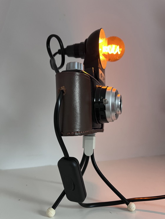 Image 1 of Unieke lamp gemaakt van retro Voigtländer camera 