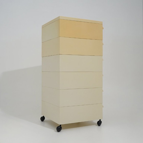 Image 1 of Cómoda modular diseñada por Simon Fussell para Kartell, década de 1970.