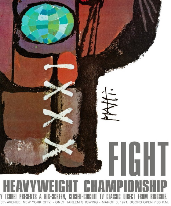 Image 1 of "The Fight" Muhammad Ali - Joe Frazier world boxing championship 1971 - 70 x 100 cm