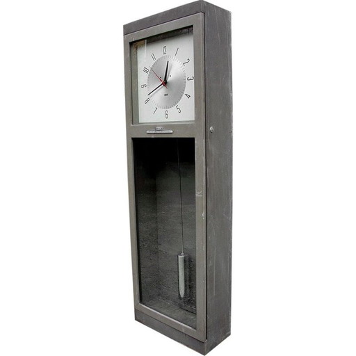 Reloj electromecánico IBM Long Clock Master vintage, 1960