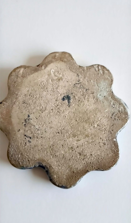 Antique Maroccan inkwel/palamus Fes, Decorative Objects, Ceramic, Blue (photo 5 of 7)