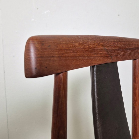 Image 1 of Juego de 4 sillas de comedor de mediados de siglo, Dinamarca, década de 1960