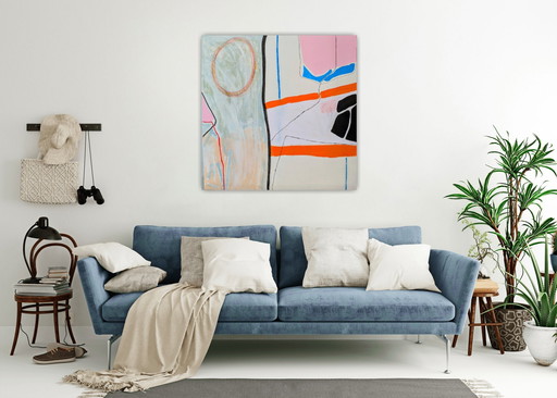 tableau « Février rassemble péniblement ses jours » (Marc Neys)