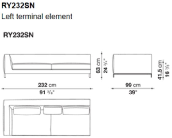 Image 1 of B&B Italia Ray hoekbank