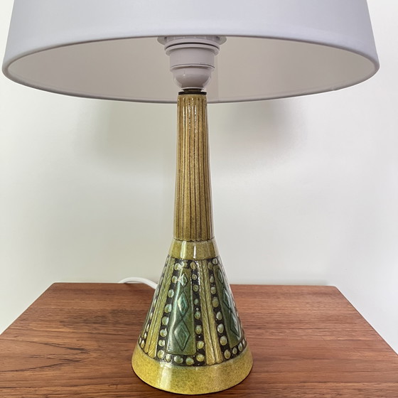 Image 1 of Vintage Scandinavian ceramic lamp, Sweden, 1960s