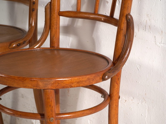 Antike Stühle im Thonet-Stil aus Bugholz – Mitteleuropa, ca. 1930 – 6er-Set – Esszimmerstühle (photo 39 of 40)