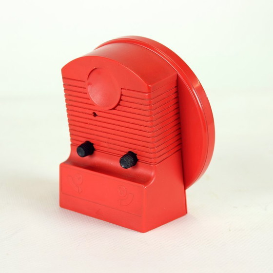 Image 1 of Sveglia vintage anni '70 di Ruhla nella RDT in plastica rossa