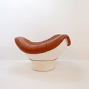 "Rodica" lounge chair by Mario Brunu for Comfort Italy, 1968