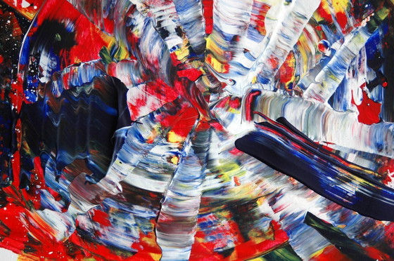 Image 1 of CB.Abstract op papier 24/25 tweeluik kunstwerk