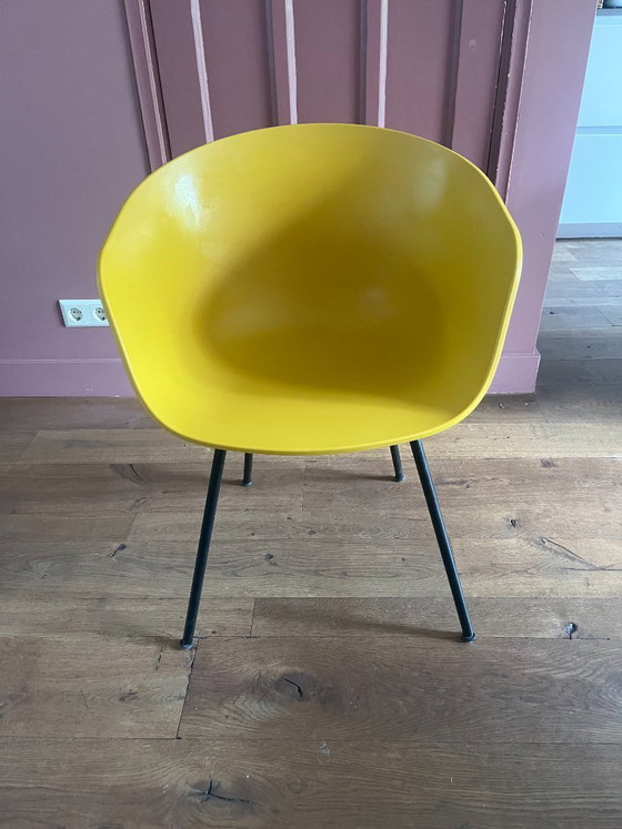 2x Hay About a Chair AAC26 Geel – Eetkamerstoelen, Plastic, Metal (photo 4 of 6)