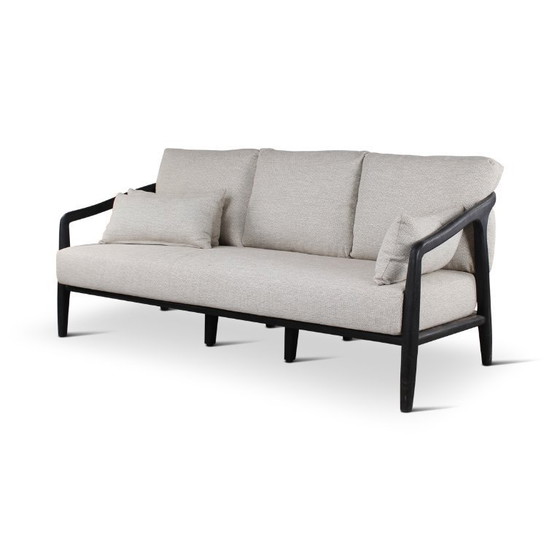 Image 1 of Teak 3-seater black