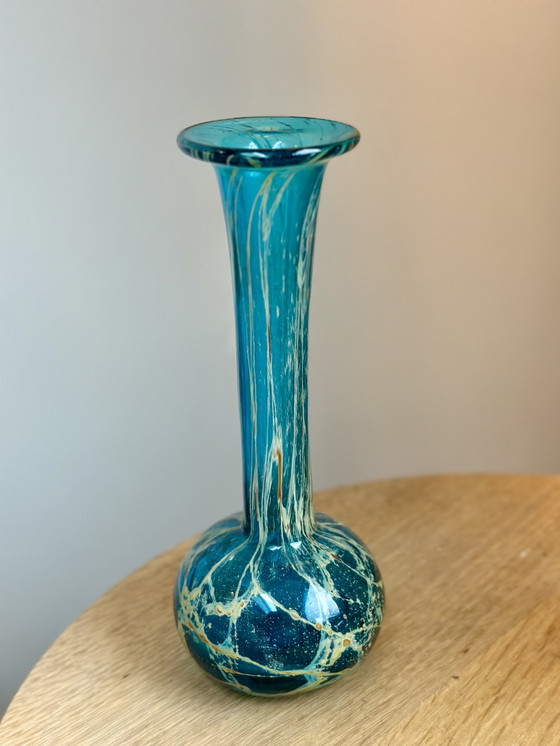 Image 1 of Vaso in vetro Mdina firmato – Malta, anni '70 circa