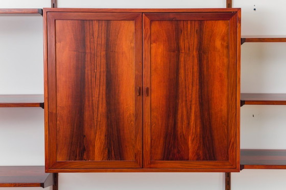 Image 1 of Modularer Wandschrank aus Palisanderholz von Kai Kristiansen für FM Møbler, 1960er Jahre
