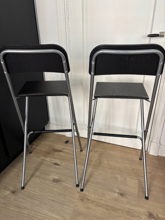 Image 1 of Tabourets de bar Franklin d'Ikea, 74 cm